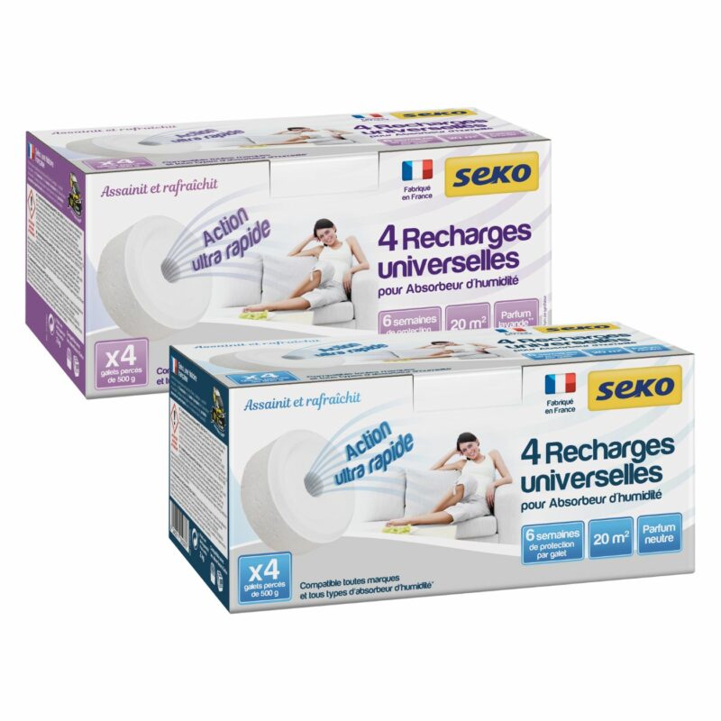 4 recharges galet percé 500g