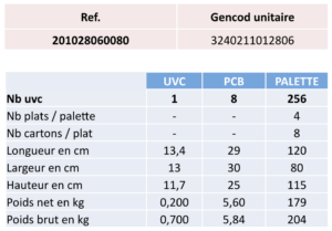 éléments logistiques absorbeur d'humidité mini bali