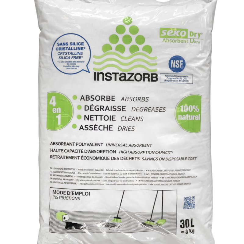 poudre absorbante corps gras INSTAZORB 30L SEKODRY