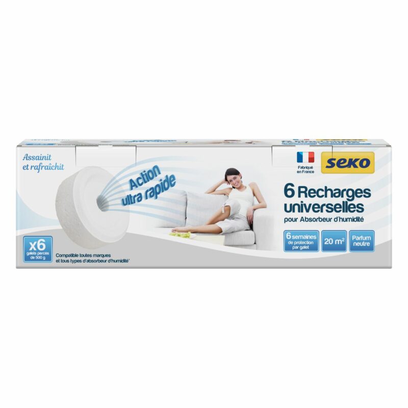 Recharge galet percé 6x500g