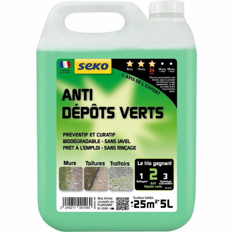 anti dépôts verts SEKO 5L