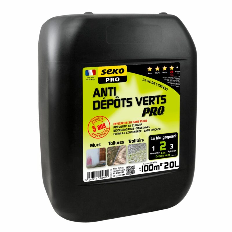anti dépôts verts SEKO pro 20L