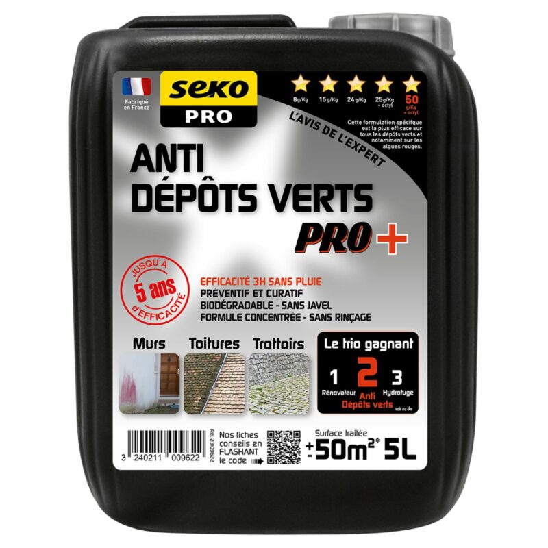 anti dépôts verts SEKO pro+ 5L