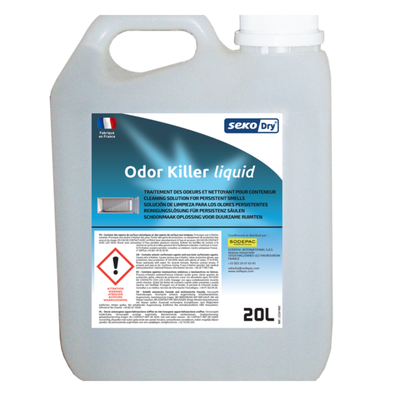 odor killer liquid - traitement des odeurs conteneur liquide